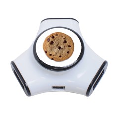 Chocolate Chip Cookie 3-port Usb Hub by snackkingdom