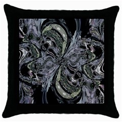 Insect Portrait Throw Pillow Case (black) by MRNStudios