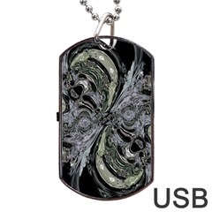 Insect Portrait Dog Tag Usb Flash (two Sides) by MRNStudios