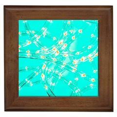 Pop Art Neuro Light Framed Tile by essentialimage365