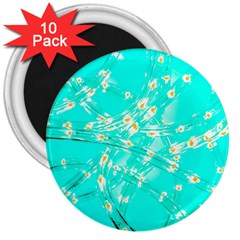 Pop Art Neuro Light 3  Magnets (10 Pack)  by essentialimage365