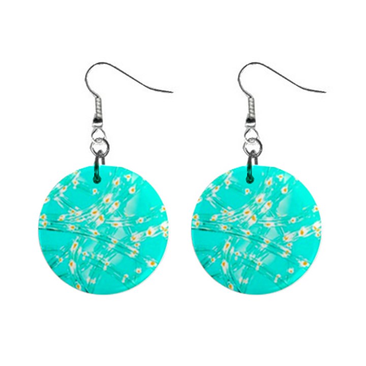 Pop Art Neuro Light Mini Button Earrings