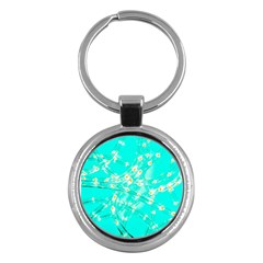 Pop Art Neuro Light Key Chain (round) by essentialimage365