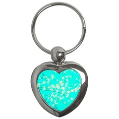 Pop Art Neuro Light Key Chain (heart) by essentialimage365