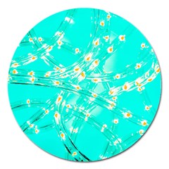 Pop Art Neuro Light Magnet 5  (round) by essentialimage365