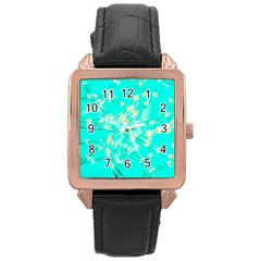 Pop Art Neuro Light Rose Gold Leather Watch  by essentialimage365