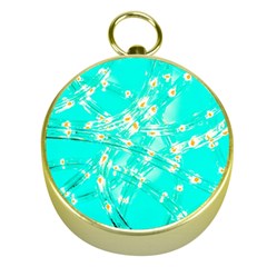 Pop Art Neuro Light Gold Compasses by essentialimage365