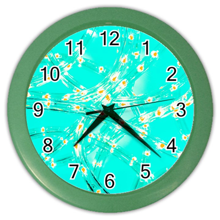 Pop Art Neuro Light Color Wall Clock