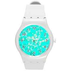 Pop Art Neuro Light Round Plastic Sport Watch (m) by essentialimage365