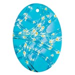 Pop Art Neuro Light Ornament (Oval) Front