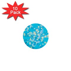 Pop Art Neuro Light 1  Mini Buttons (10 Pack)  by essentialimage365