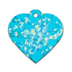 Pop Art Neuro Light Dog Tag Heart (Two Sides) Front