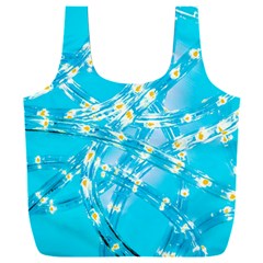 Pop Art Neuro Light Full Print Recycle Bag (xxl) by essentialimage365