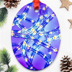 Pop Art Neuro Light Ornament (oval) by essentialimage365