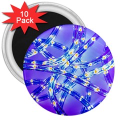 Pop Art Neuro Light 3  Magnets (10 Pack)  by essentialimage365