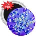 Pop Art Neuro Light 3  Magnets (100 pack) Front