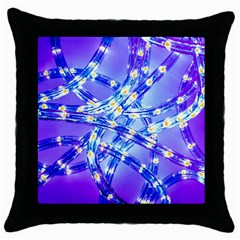 Pop Art Neuro Light Throw Pillow Case (black) by essentialimage365