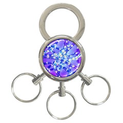 Pop Art Neuro Light 3-ring Key Chain by essentialimage365