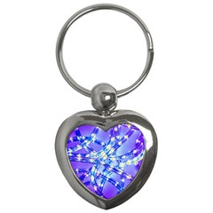 Pop Art Neuro Light Key Chain (heart) by essentialimage365