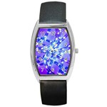 Pop Art Neuro Light Barrel Style Metal Watch Front