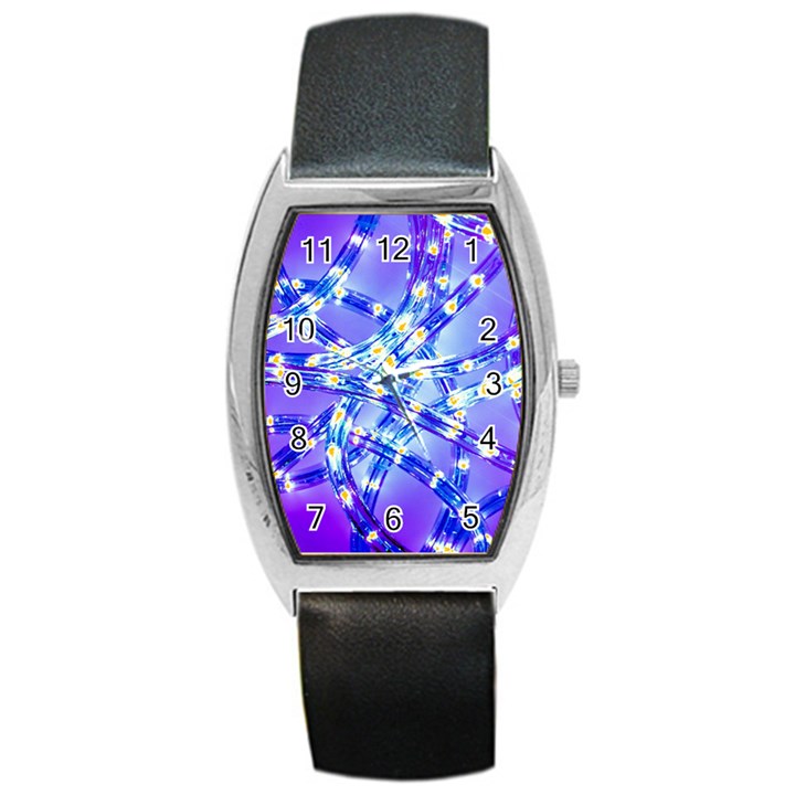 Pop Art Neuro Light Barrel Style Metal Watch