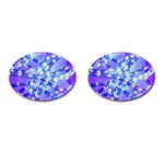 Pop Art Neuro Light Cufflinks (Oval) Front(Pair)