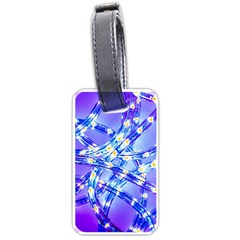 Pop Art Neuro Light Luggage Tag (one Side) by essentialimage365