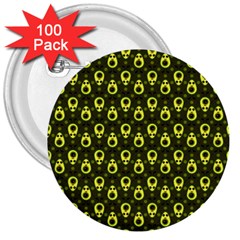 Avocados 3  Buttons (100 Pack)  by Sparkle