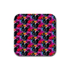 Doggy Rubber Square Coaster (4 Pack)  by Sparkle