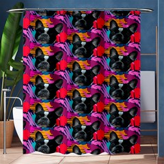 Doggy Shower Curtain 60  X 72  (medium) 