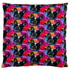 Doggy Standard Flano Cushion Case (two Sides)