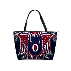 Fantasy Sketchy Drawing Mask Artwork Classic Shoulder Handbag