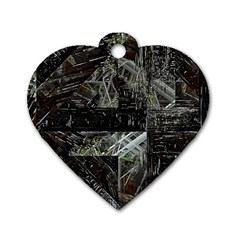 Brakkett Dog Tag Heart (one Side) by MRNStudios