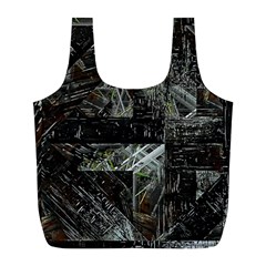 Brakkett Full Print Recycle Bag (l) by MRNStudios