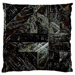 Brakkett Large Flano Cushion Case (one Side) by MRNStudios