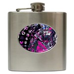 Rollercoaster Hip Flask (6 oz) Front