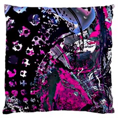 Rollercoaster Large Flano Cushion Case (one Side) by MRNStudios