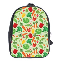 Vegetables Love School Bag (large) by designsbymallika