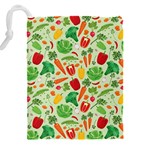 Vegetables Love Drawstring Pouch (4XL) Back