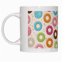 Donuts Love White Mugs by designsbymallika