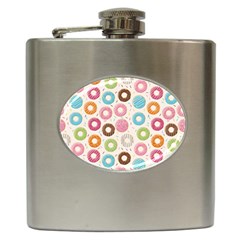 Donuts Love Hip Flask (6 Oz) by designsbymallika