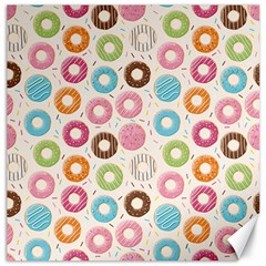 Donuts Love Canvas 12  X 12  by designsbymallika