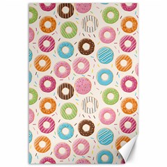 Donuts Love Canvas 12  X 18  by designsbymallika