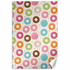 Donuts Love Canvas 24  X 36  by designsbymallika