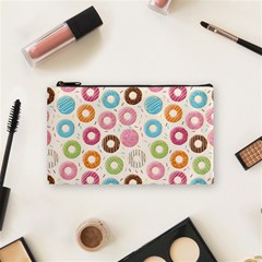 Donuts Love Cosmetic Bag (small) by designsbymallika