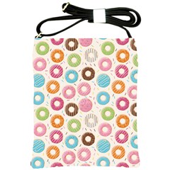 Donuts Love Shoulder Sling Bag by designsbymallika