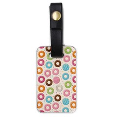 Donuts Love Luggage Tag (one Side) by designsbymallika