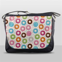 Donuts Love Messenger Bag by designsbymallika