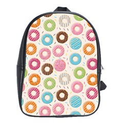 Donuts Love School Bag (xl) by designsbymallika