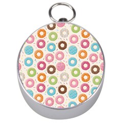 Donuts Love Silver Compasses by designsbymallika